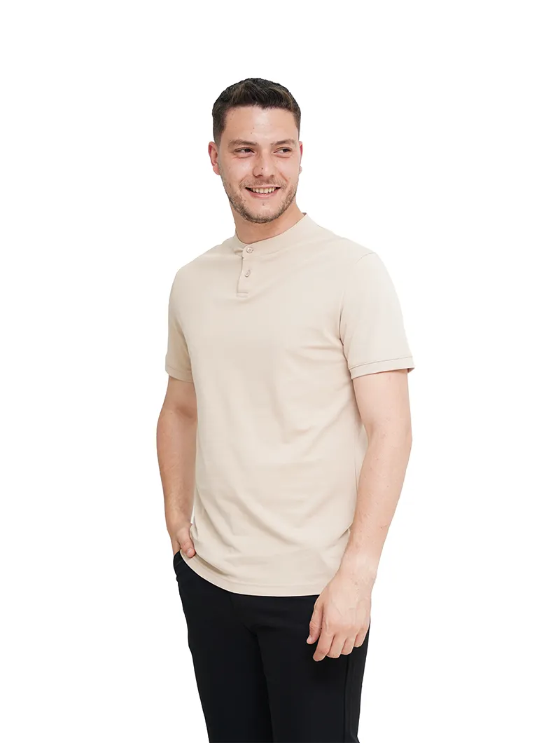 Polo en piqué de coton